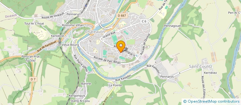 localisation de l'entreprise SCI KEUR CANDA  CHATEAULIN