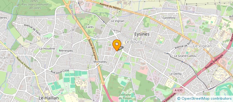 localisation de l'entreprise SCI KEV DE LOU  EYSINES