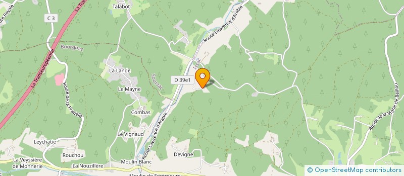 localisation de l'entreprise SCI KEVA  ISSAC