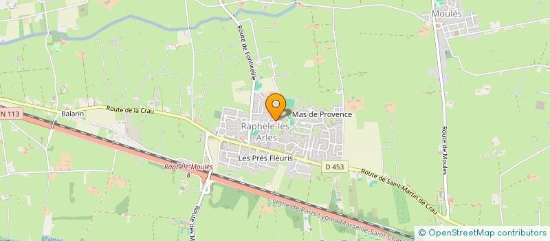 localisation de l'entreprise SCI KEVAM à ARLES