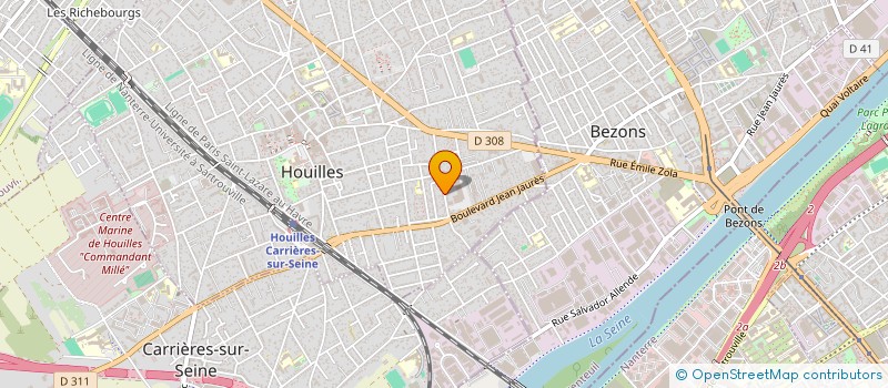 localisation de l'entreprise SCI KEVAN' S  HOUILLES