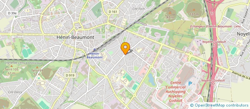 localisation de l'entreprise SCI KEVANE à HENIN-BEAUMONT