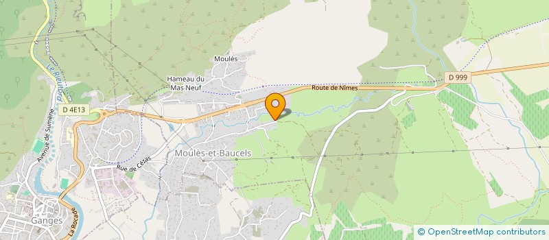 localisation de l'entreprise SCI KEVCAR  MOULES-ET-BAUCELS