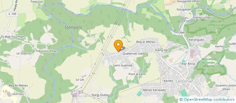 localisation de l'entreprise SCI KEVIN  ERGUE-GABERIC