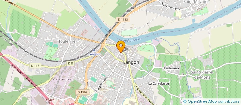 localisation de l'entreprise SCI KEVIN à LANGON