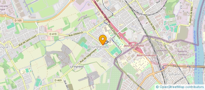 localisation de l'entreprise SCI KEVIN  SAINT-LOUIS