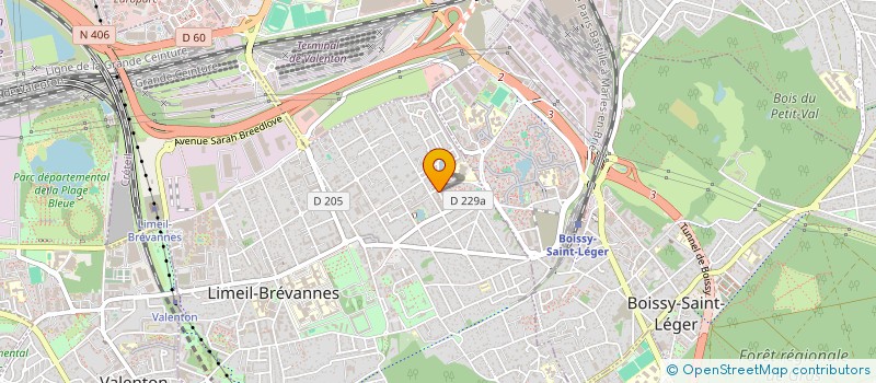 localisation de l'entreprise SCI KEVIN  LIMEIL-BREVANNES