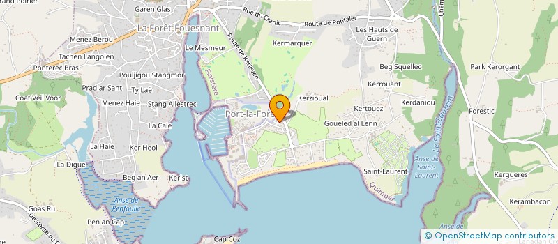 localisation de l'entreprise SCI KEVKIL  LA FORET-FOUESNANT