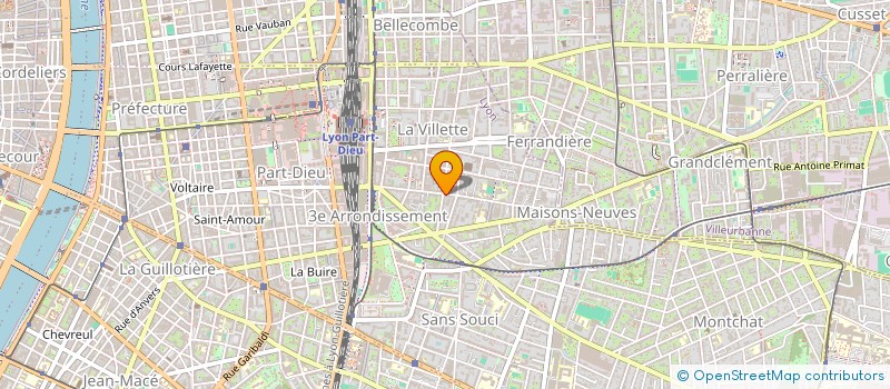 localisation de l'entreprise SCI KEVOCEANE  LYON