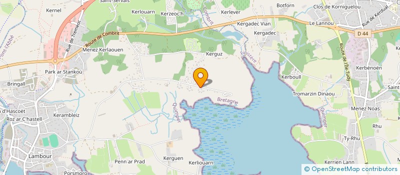 localisation de l'entreprise SCI KEVQUENMAN  PONT L'ABBE