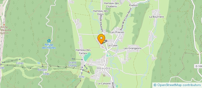 localisation de l'entreprise SCI KEWADAMS  AUTRANS-MEAUDRE EN VERCORS