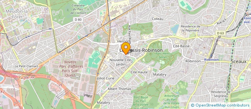 localisation de l'entreprise SCI KEY FRAGONARD à LE PLESSIS-ROBINSON