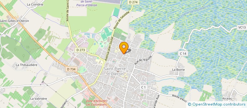 localisation de l'entreprise SCI KEY OUEST LA BOULINE  SAINT-PIERRE-D'OLERON