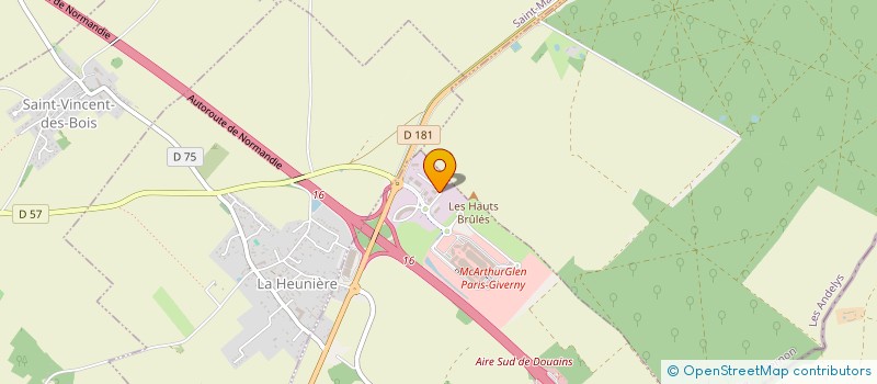 localisation de l'entreprise SCI KEY WEST  DOUAINS