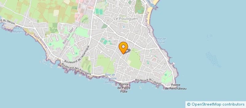 localisation de l'entreprise SCI KEY WEST  LE POULIGUEN