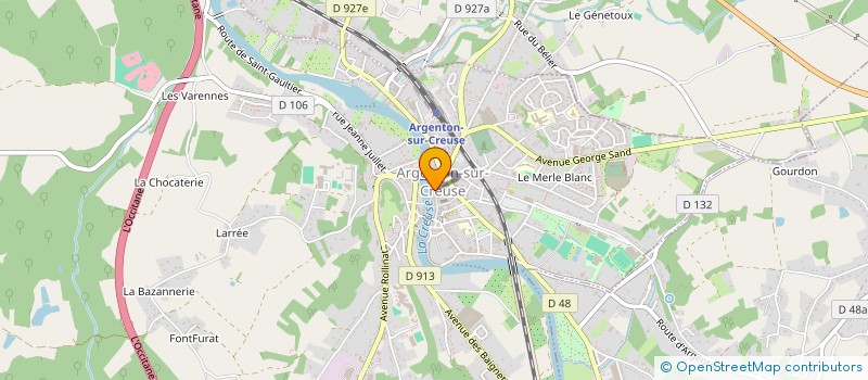 localisation de l'entreprise SCI KEYDAN à ARGENTON-SUR-CREUSE