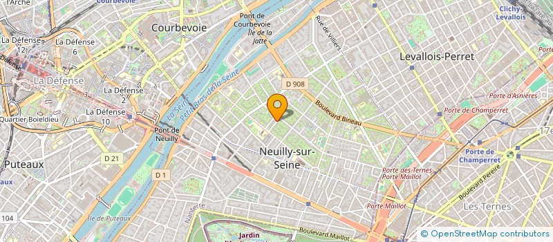 localisation de l'entreprise SCI KEYKOUAN à NEUILLY-SUR-SEINE