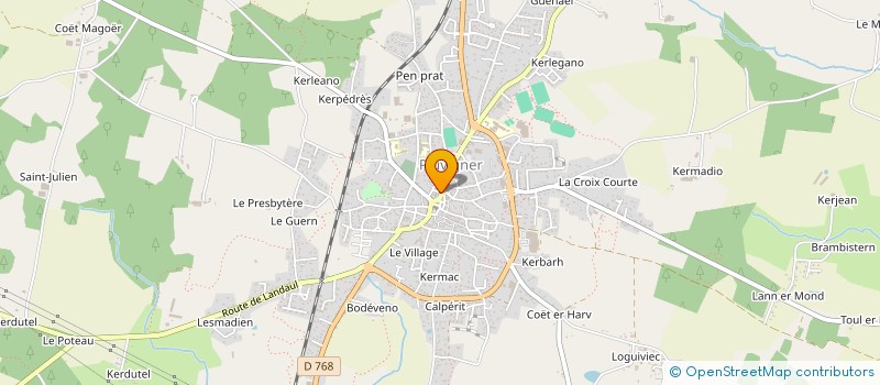 localisation de l'entreprise SCI KEYO  PLUVIGNER