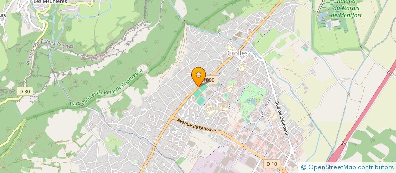 localisation de l'entreprise SCI KEYSERS RICCHI  CROLLES