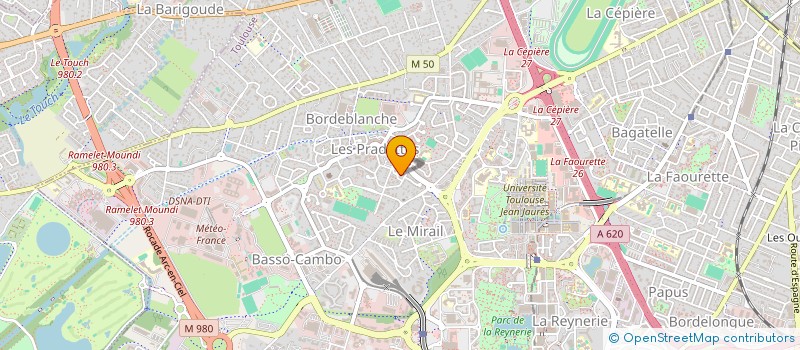 localisation de l'entreprise SCI KEYVAN à TOULOUSE