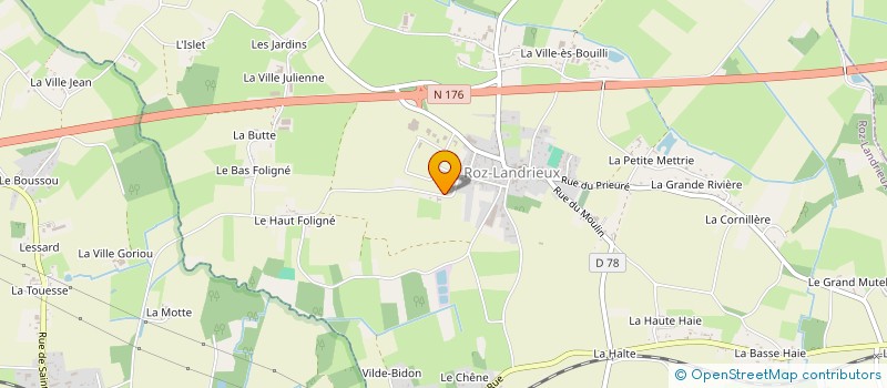 localisation de l'entreprise SCI KEZIA  ROZ-LANDRIEUX