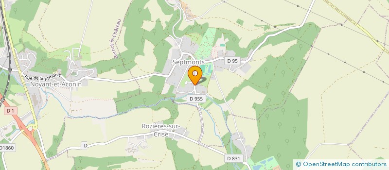 localisation de l'entreprise SCI KF  COURMELLES