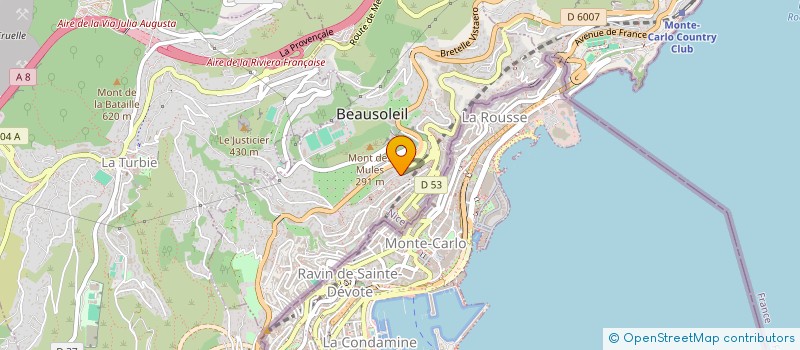 localisation de l'entreprise SCI KF  BEAUSOLEIL