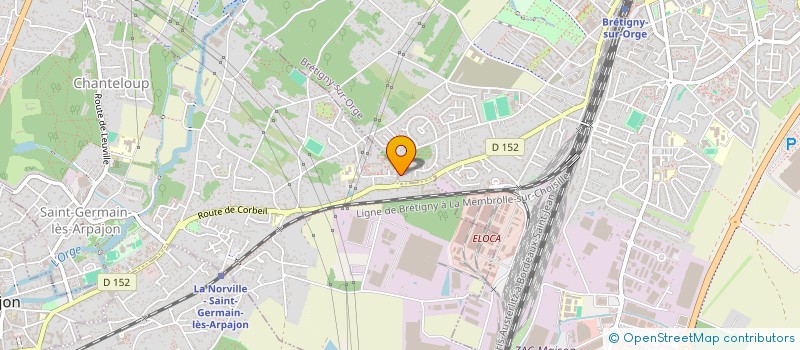 localisation de l'entreprise SCI KF PATRIMOINE à BRETIGNY-SUR-ORGE