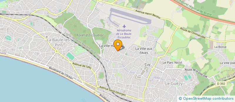 localisation de l'entreprise SCI KFAMILY  LA BAULE-ESCOUBLAC