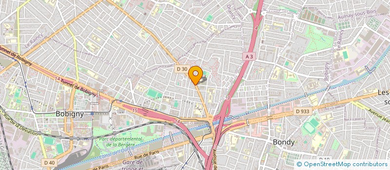 localisation de l'entreprise SCI KFAN  BOBIGNY