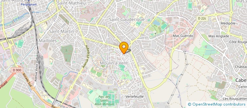 localisation de l'entreprise SCI KFP à PERPIGNAN