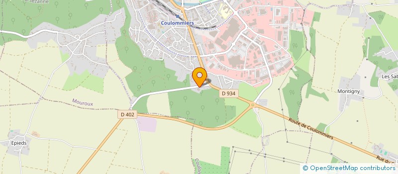 localisation de l'entreprise SCI KG  COULOMMIERS