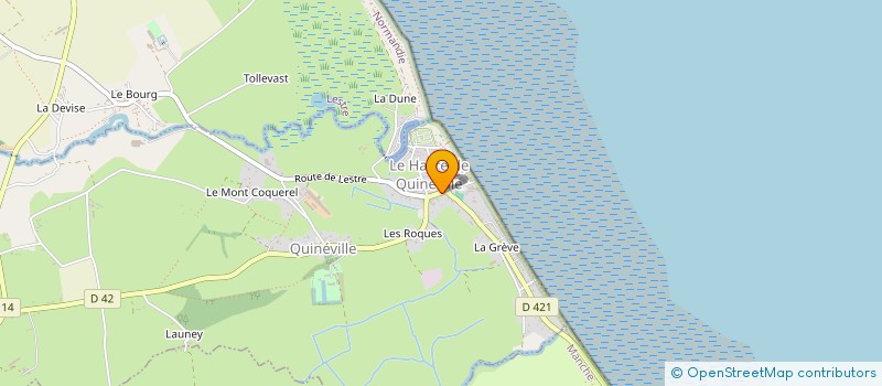 localisation de l'entreprise SCI KG2B  QUINEVILLE