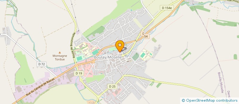 localisation de l'entreprise SCI KGB  BOULAY-MOSELLE