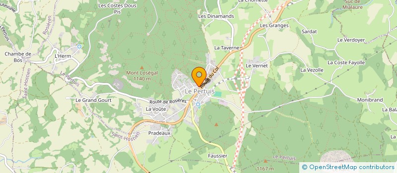 localisation de l'entreprise SCI KGB  LE PERTUIS