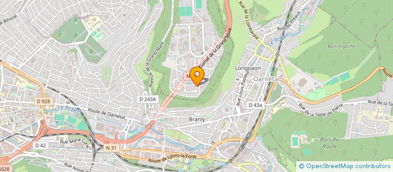 localisation de l'entreprise SCI KGC INVEST à ROUEN