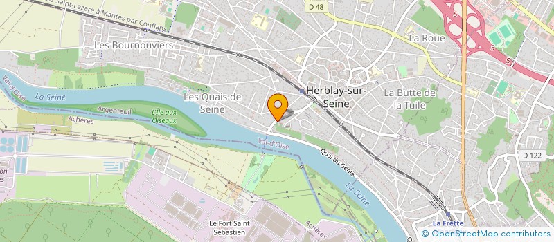 localisation de l'entreprise SCI KGF 2  HERBLAY-SUR-SEINE