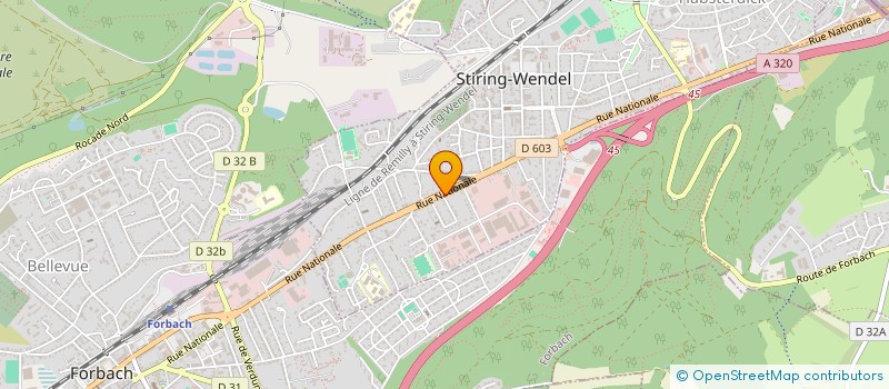 localisation de l'entreprise SCI KGG  STIRING-WENDEL