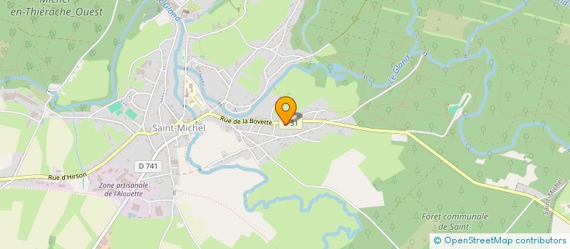 localisation de l'entreprise SCI KH  SAINT-MICHEL