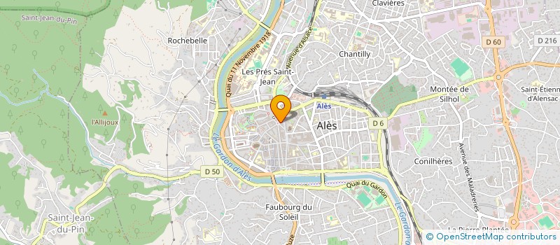 localisation de l'entreprise SCI KH IMMO  ALES