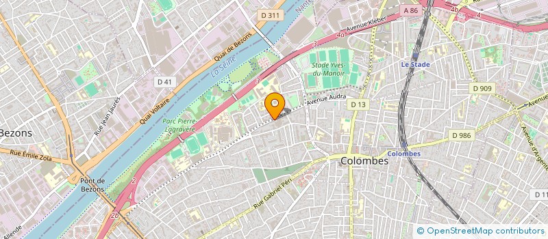 localisation de l'entreprise SCI KHADAR ESTATE  COLOMBES