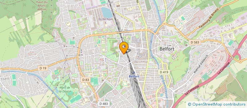 localisation de l'entreprise SCI KHADIJA à BELFORT