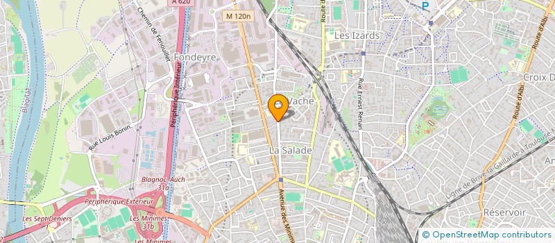 localisation de l'entreprise SCI KHADINE à TOULOUSE