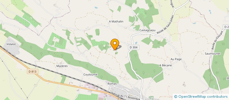 localisation de l'entreprise SCI KHADIRIMMO  CLERMONT-DESSOUS