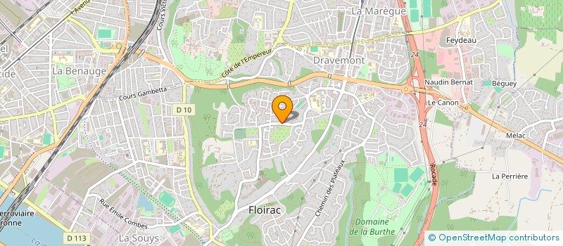 localisation de l'entreprise SCI KHAIDA  YVRAC