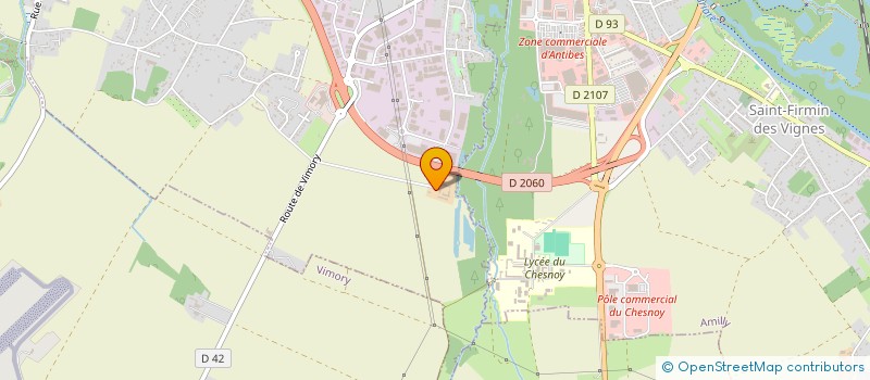 localisation de l'entreprise SCI KHALDI PALLAZOLO MEJLALI GESTION IMM à MORMANT-SUR-VERNISSON