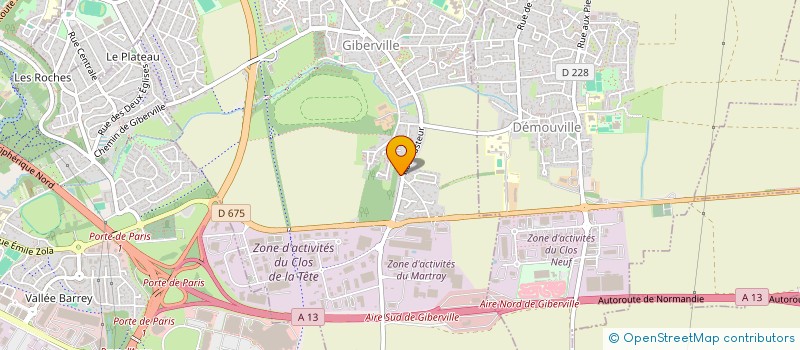 localisation de l'entreprise SCI KHALED à GIBERVILLE