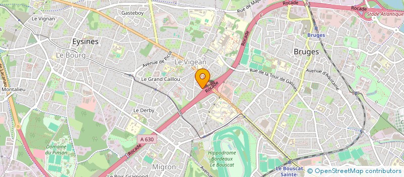 localisation de l'entreprise SCI KHALM  EYSINES