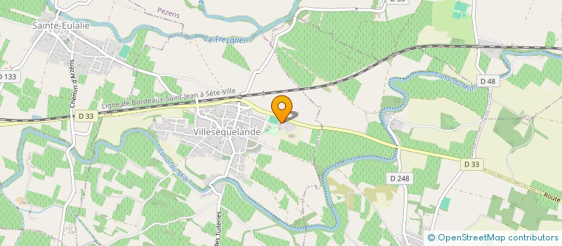 localisation de l'entreprise SCI KHAM  VILLESEQUELANDE