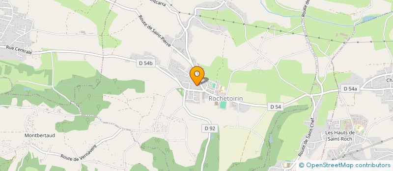 localisation de l'entreprise SCI  KHAM  ROCHETOIRIN